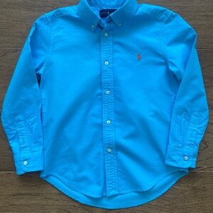 Ralph Lauren Blue Button Down Shirt for Kids